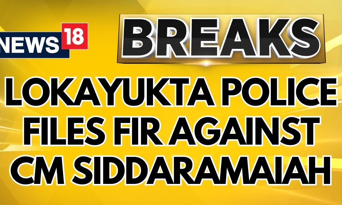 Lokayukta Police Files FIR against Karnataka CM Siddaramaiah In MUDA Case | Breaking News | News18 - News18