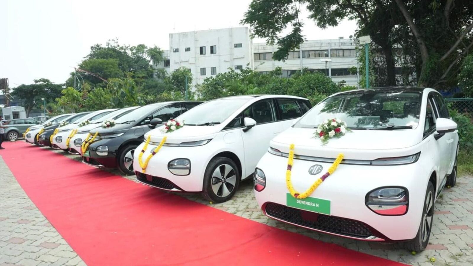 101 MG Windsor EVs delivered to customers in a single day ahead of Diwali