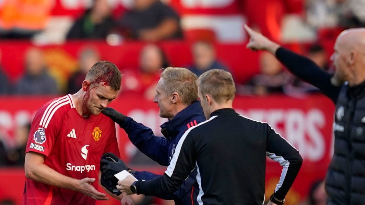 Matthijs de Ligt Sustains Cut on Head Against Brentford, Manchester United Concede While Temporarily Down to 10 Men - News18