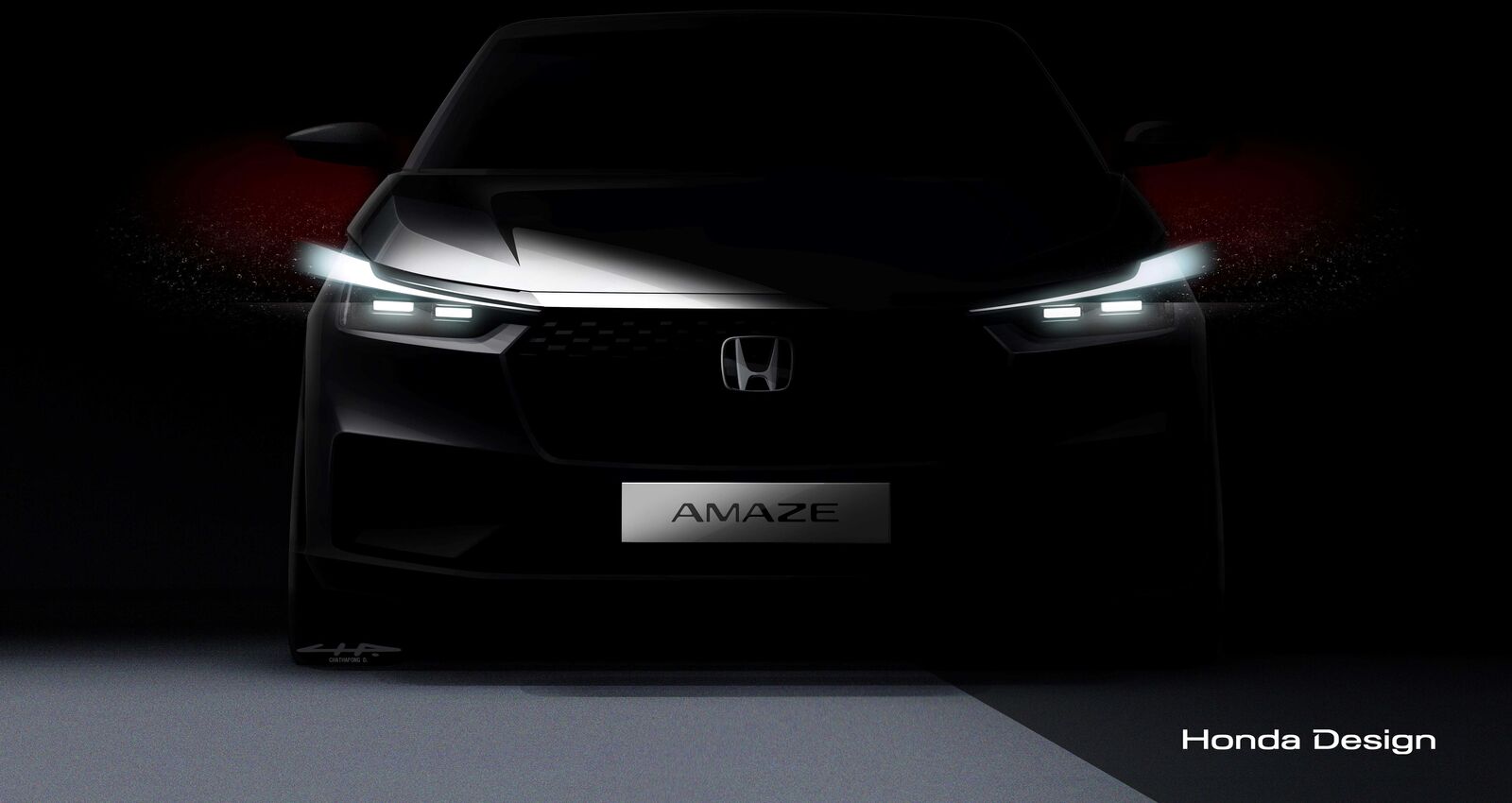 2024 Honda Amaze teased ahead of launch, will rival 2024 Maruti Suzuki Dzire