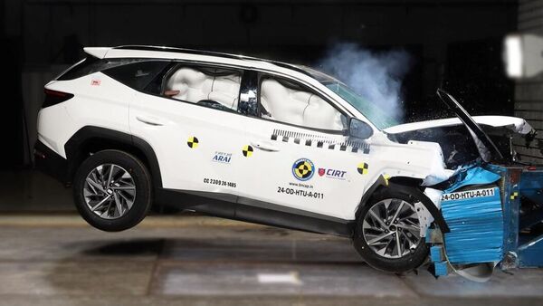 Watch Hyundai Tucson gets five-star safety rating at Bharat NCAP crash test