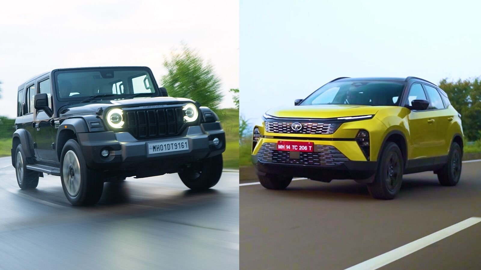 Mahindra Thar Roxx vs Tata Harrier: Which SUV has better safety rating?