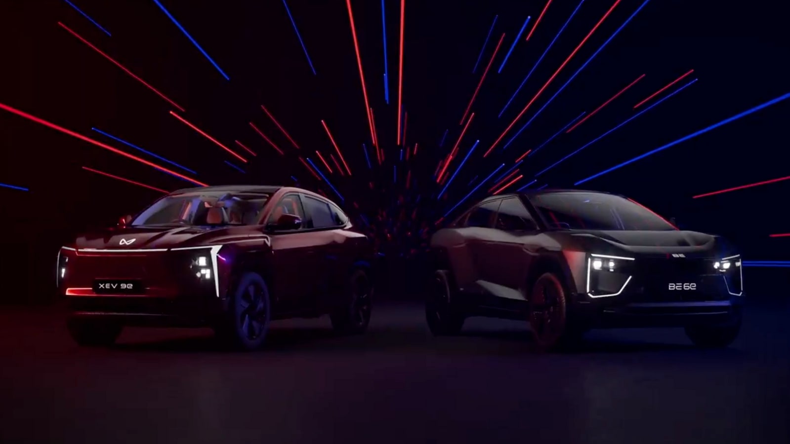 Mahindra reveals XEV 9e, BE 6e electric SUV exterior designs in new teaser