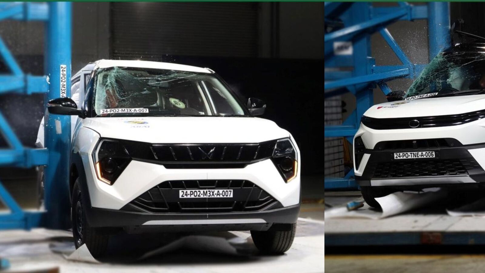 Mahindra XUV 3XO vs Tata Nexon: Crash test results compared