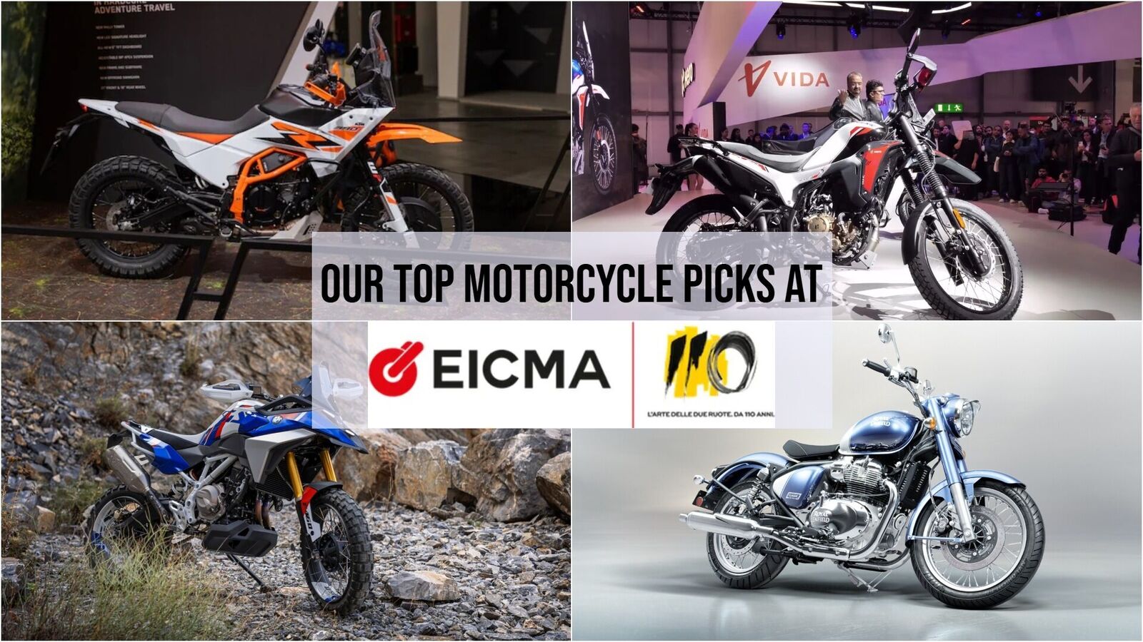 Our top motorcycle picks from EICMA 2024