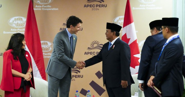 Canada, Indonesia agree to trade pact as APEC summit braces for Trump - National | Globalnews.ca