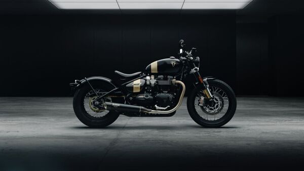 In pics: Limited-edition Triumph Bonneville Bobber TFC gets gold accents and more power