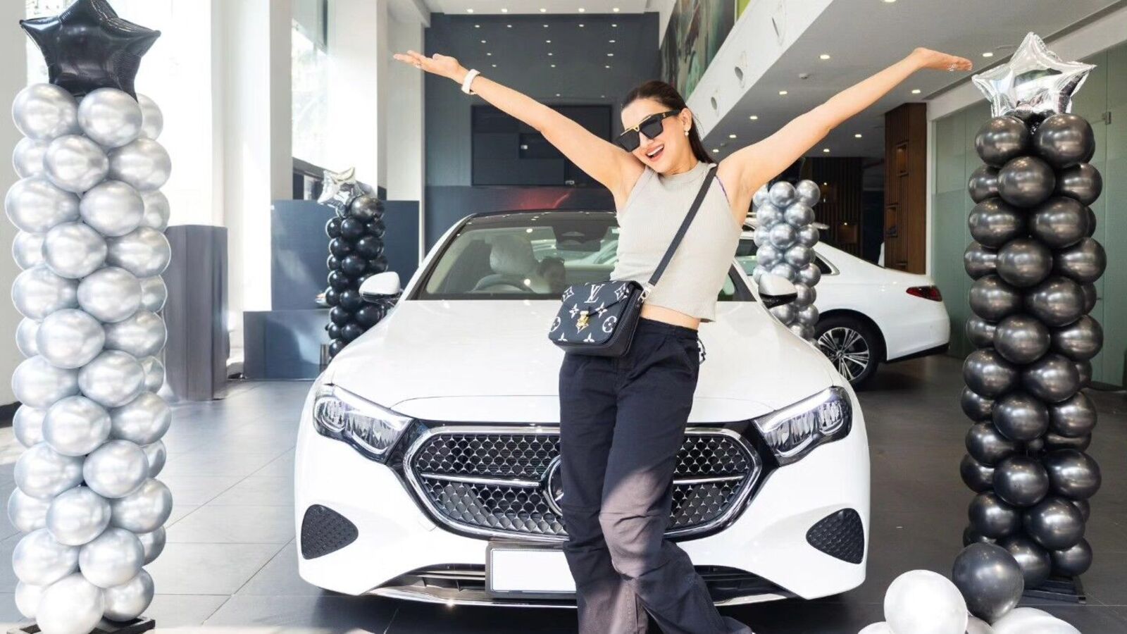 Actor Gauahar Khan brings home the new-gen Mercedes-Benz E-Class luxury sedan