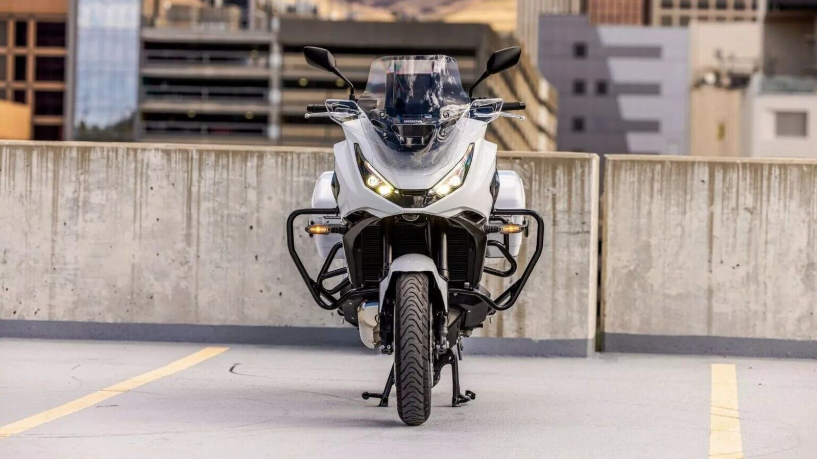 This Honda motorcycle has been specifically developed for the US Police Forces