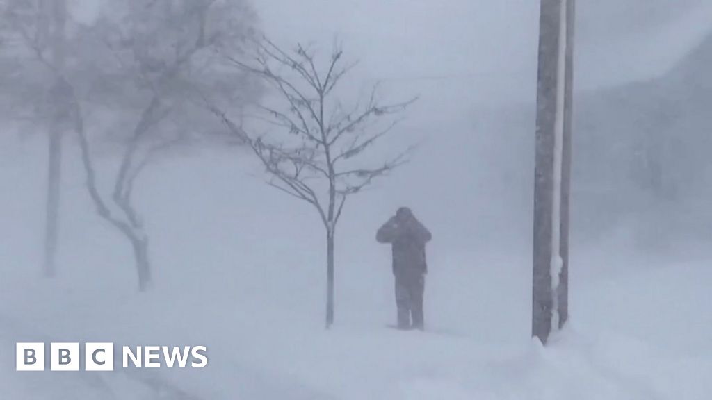 Watch: Snow blankets parts of New York and Nebraska