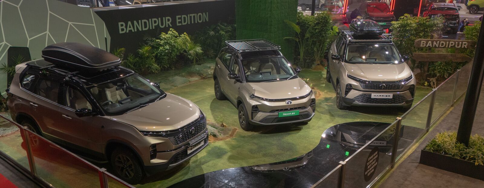 Tata Nexon EV, Harrier and Safari gets new Bandipur Edition at Auto Expo 2025