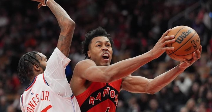 RJ Barrett leads red-hot Raptors past Clippers  | Globalnews.ca