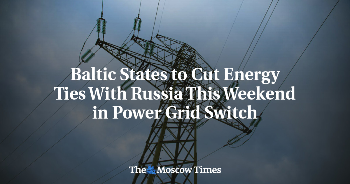 Baltic States to Cut Energy Ties With Russia This Weekend in Power Grid Switch - The Moscow Times