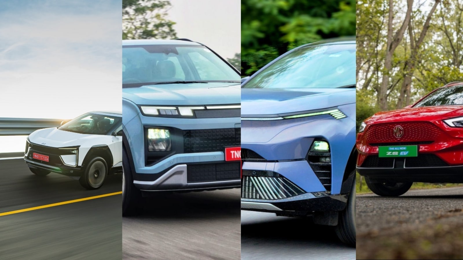 Mahindra BE 6 vs Hyundai Creta Electric vs Tata Curvv EV vs MG ZS EV: Which e-SUV will you choose