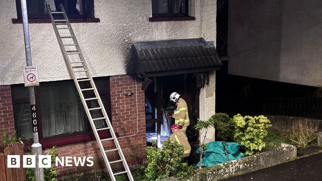 County Tyrone: Four rescued from Dungannon house fire